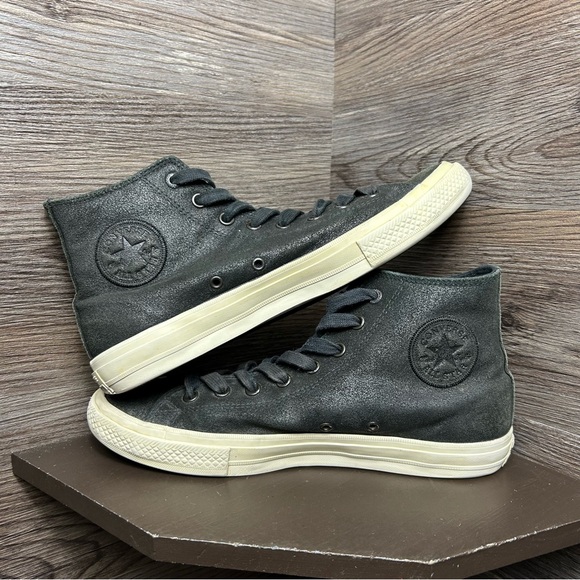 Converse ctas hi John varvatos Men's Black High-Top Sneakers - Picture 1 of 7